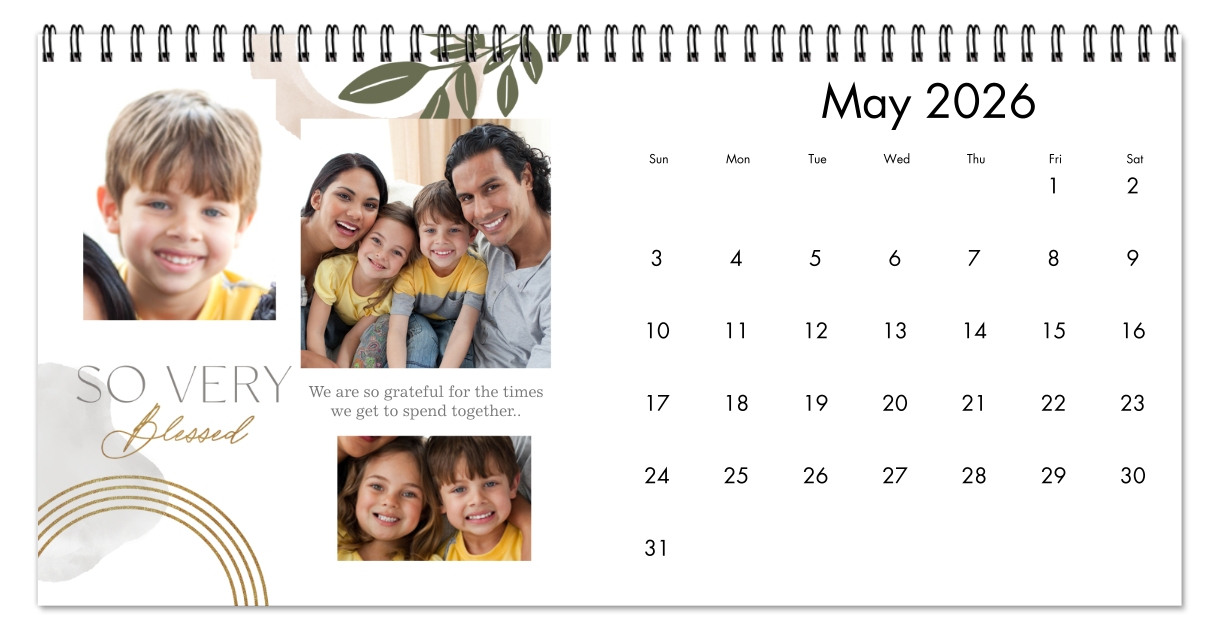 Customized Photo Calendar 2026