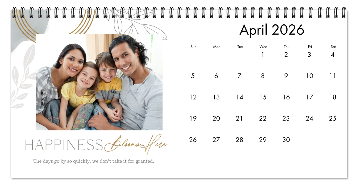 Customized Photo Calendar 2026