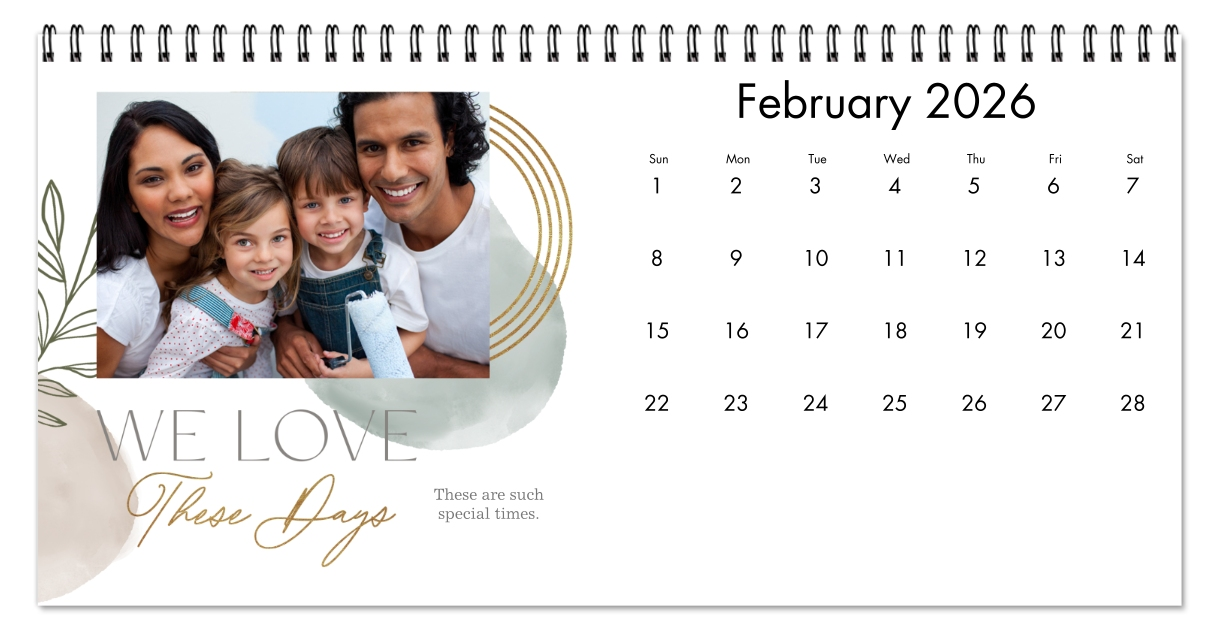 Customized Photo Calendar 2026