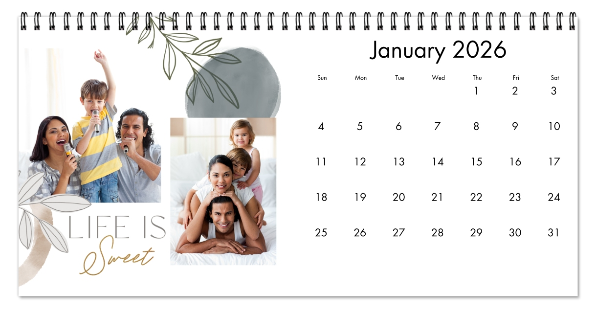 Customized Photo Calendar 2026