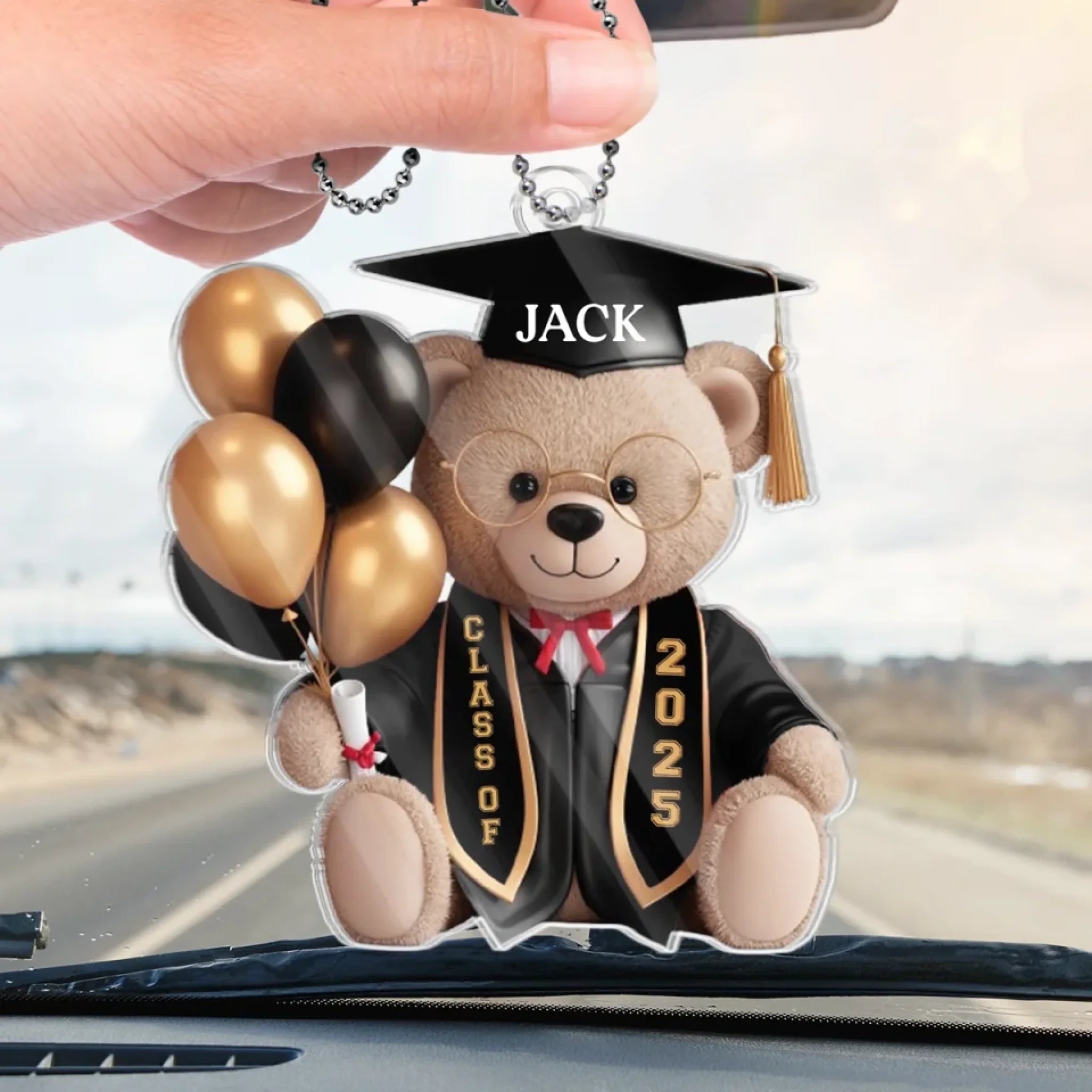 Time To Soar - Family Personalized Custom Car Ornament - Acrylic Custom Shaped - Graduation Gift For Family Members, Siblings, Brothers, Sisters