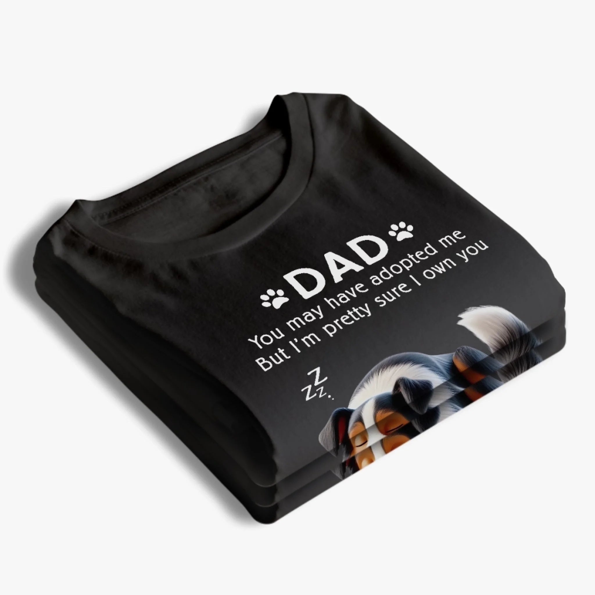 Owned By Paws, Ruled By Love - Dog Personalized Custom Unisex T-shirt, Premium T-shirt, Hoodie - Father's Day, Gift For Pet Owners, Pet Lovers