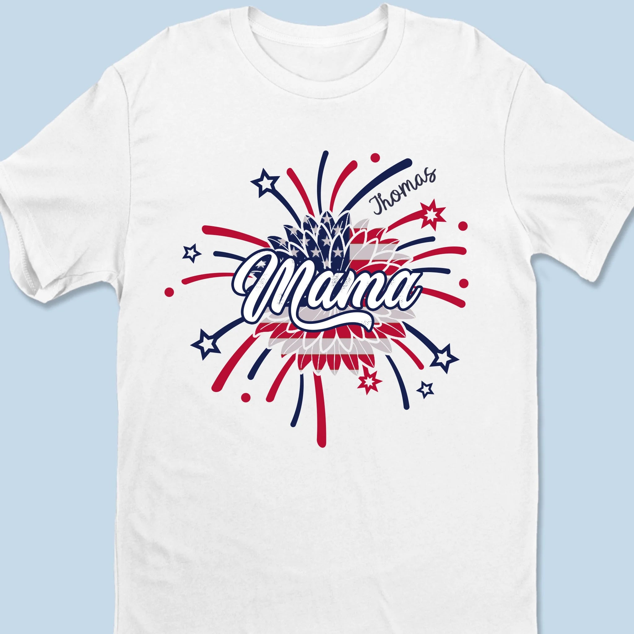 You Light Up Our Lives Brighter Than Any Fireworks - Family Personalized Custom Unisex T-shirt, Premium T-shirt, Hoodie -  4th Of July, Gift For Mom, Grandma