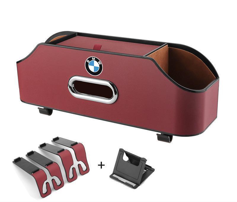 Multifunkčný úložný box do auta (pravá koža)