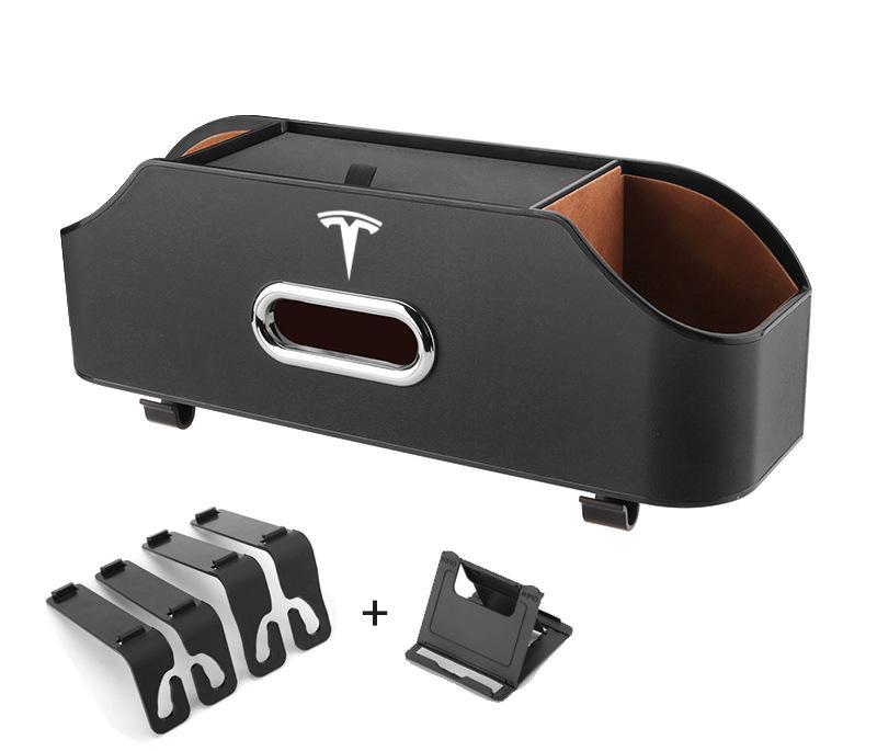 Multifunkčný úložný box do auta (pravá koža)