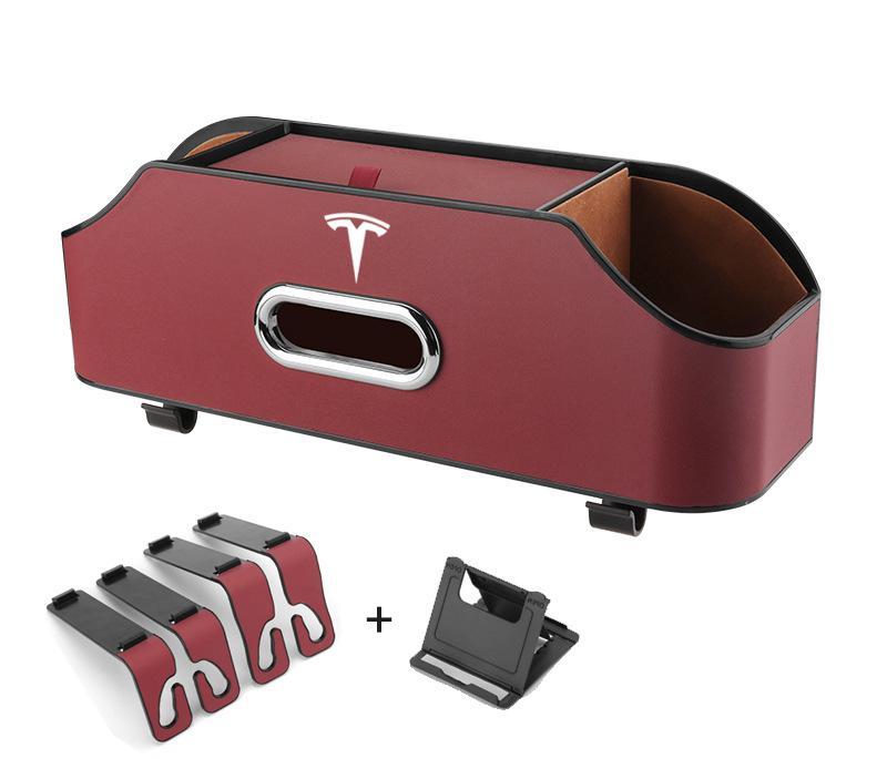 Multifunkčný úložný box do auta (pravá koža)