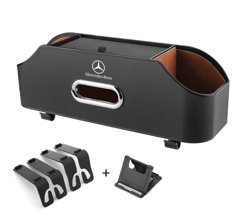 Multifunkčný úložný box do auta (pravá koža)