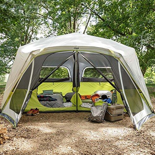 CORE 10 Person Instant Cabin Tent with Screen Room - 14.5' x 14' — ShopWell