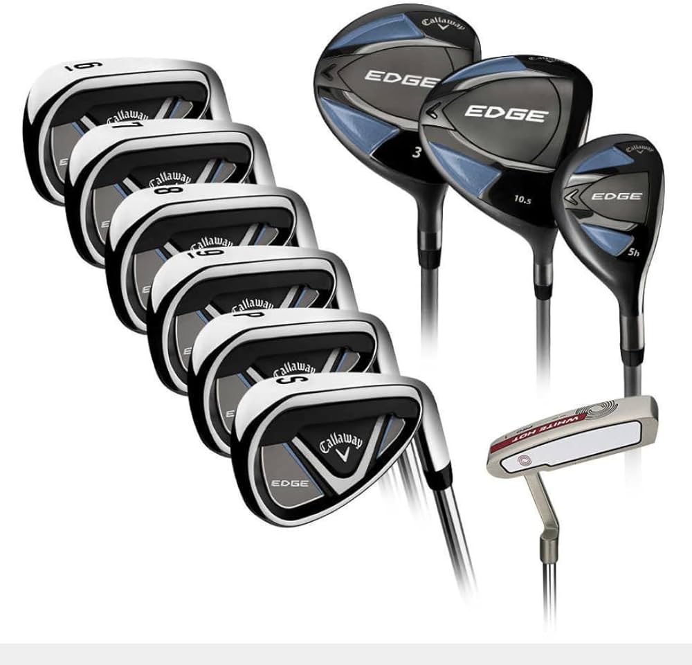 Amazon.com: Callaway Edge 2024 - Juego de palos de golf para hombre, juego  de 10 piezas de acero con flexión regular para golfistas diestros :  Deportes y Actividades al Aire Libre
