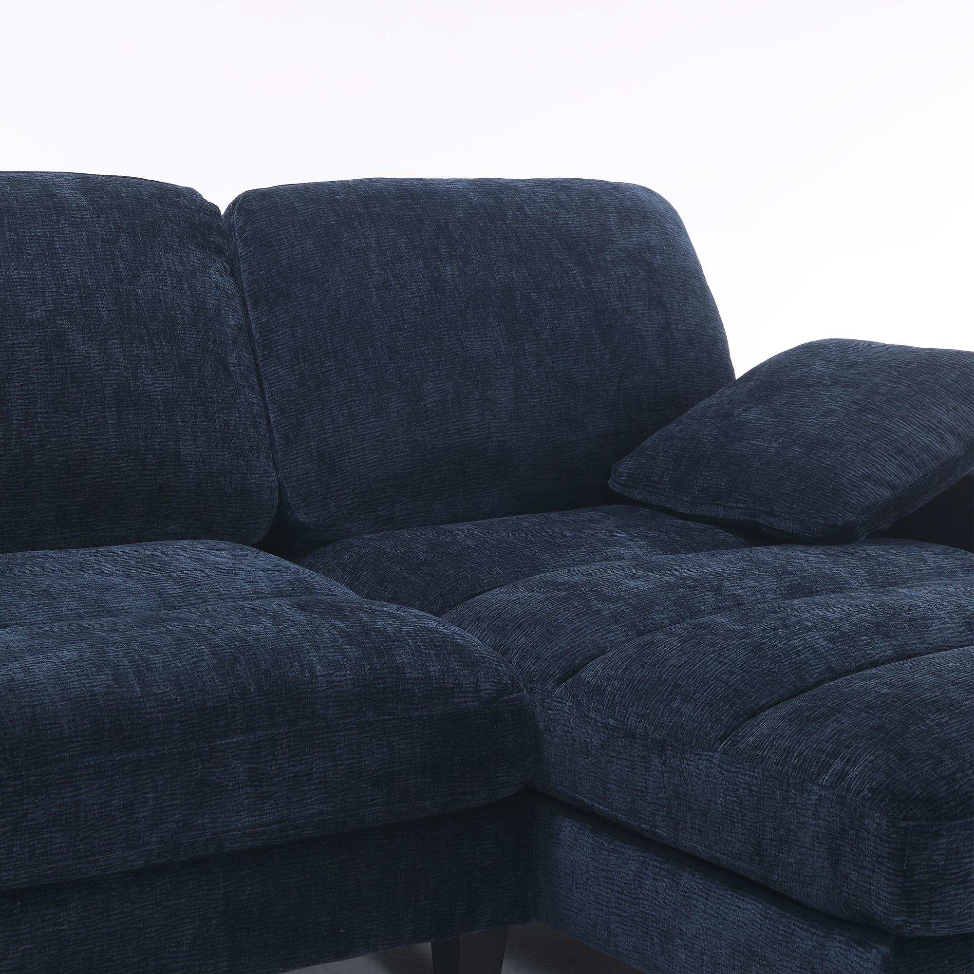 Serenity Plush 108 inch Sectional Sofa With Chaise