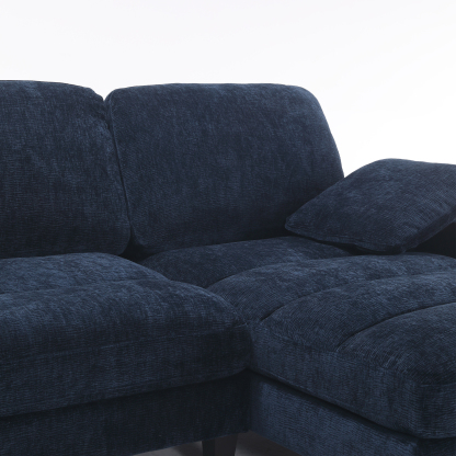 Serenity Plush 108 inch Sectional Sofa With Chaise