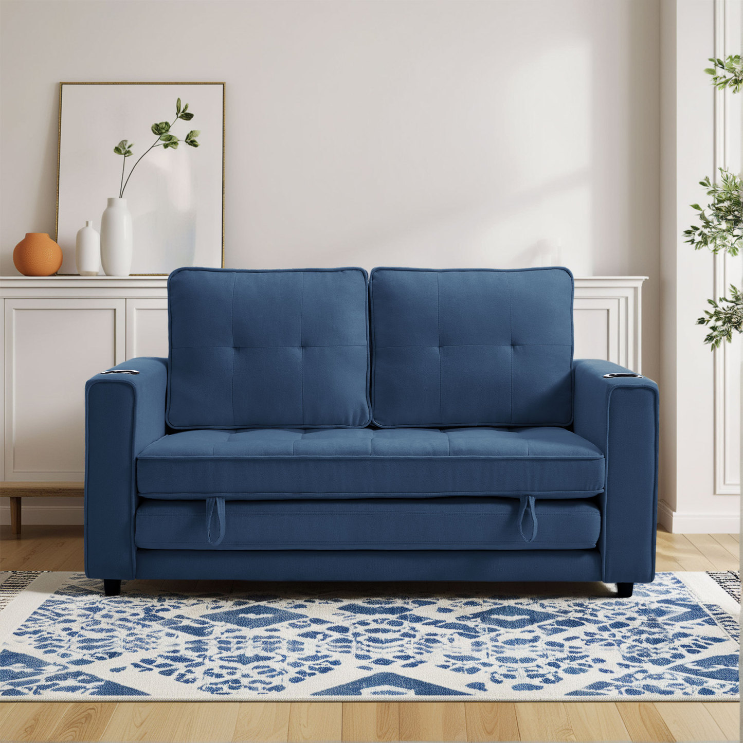 54" W 81" L Sleeper Sofa Bed