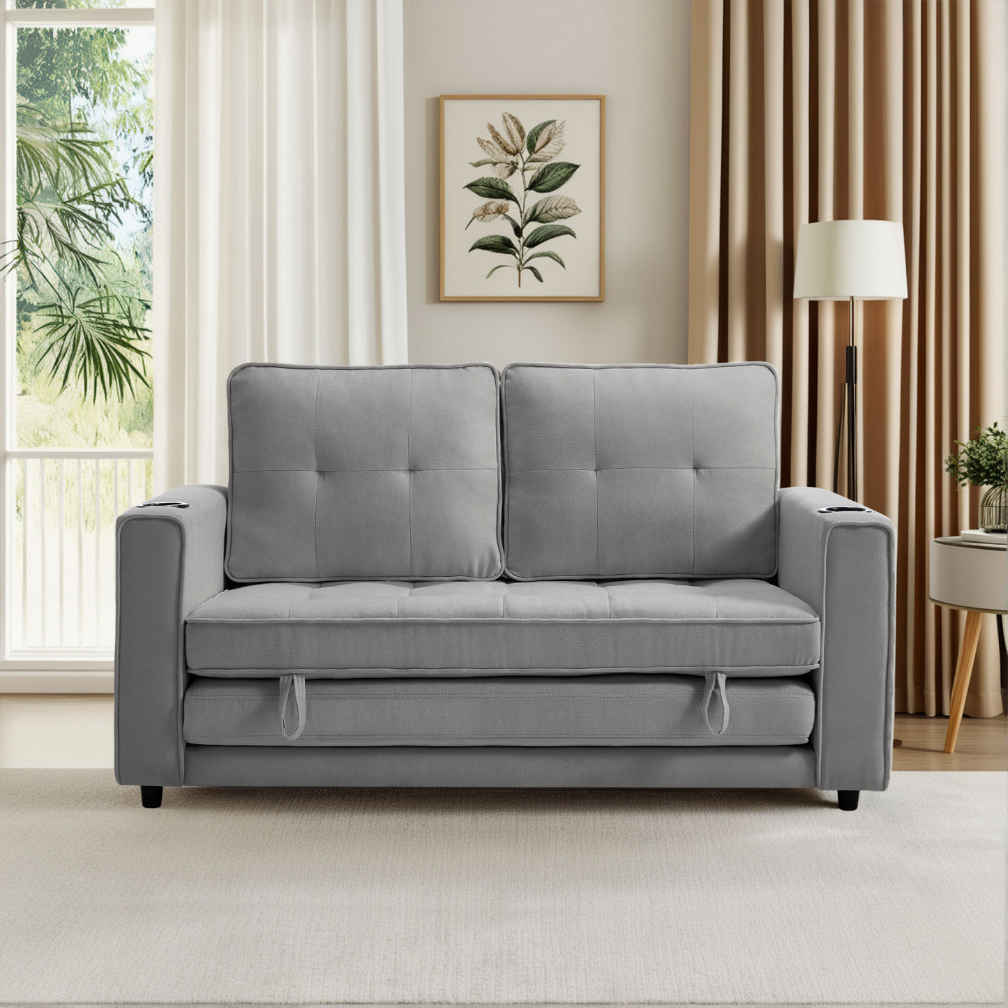 54" W 81" L Sleeper Sofa Bed