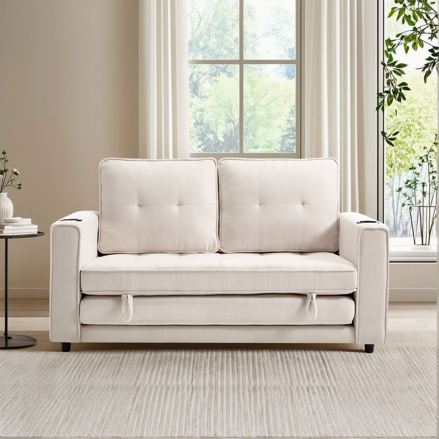 54" W 81" L Sleeper Sofa Bed