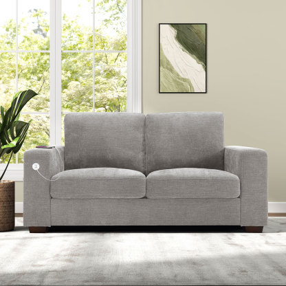 Classic 70" & 89" Modern Sofa with USB Charging 