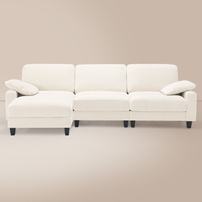 Serenity Plush 108 inch Sectional Sofa With Chaise