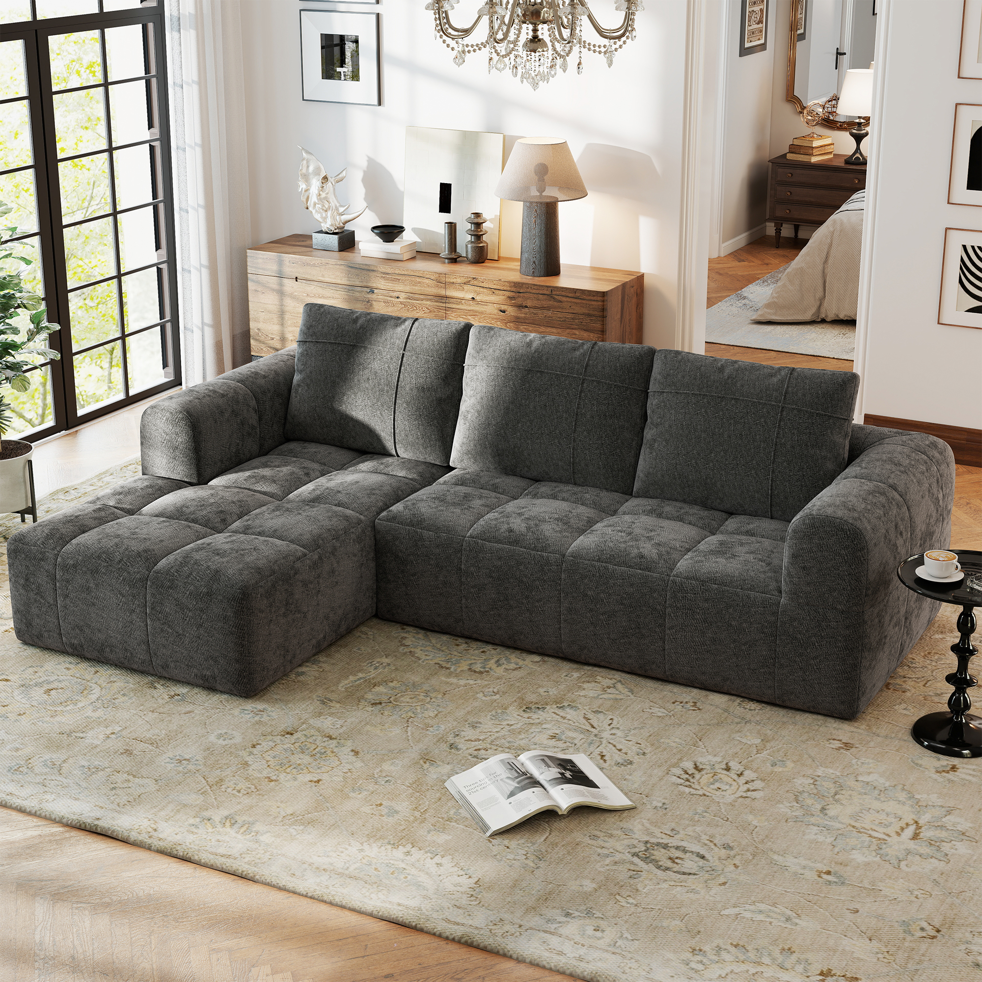 InstantCloud 109’‘ Sofa with Chaise
