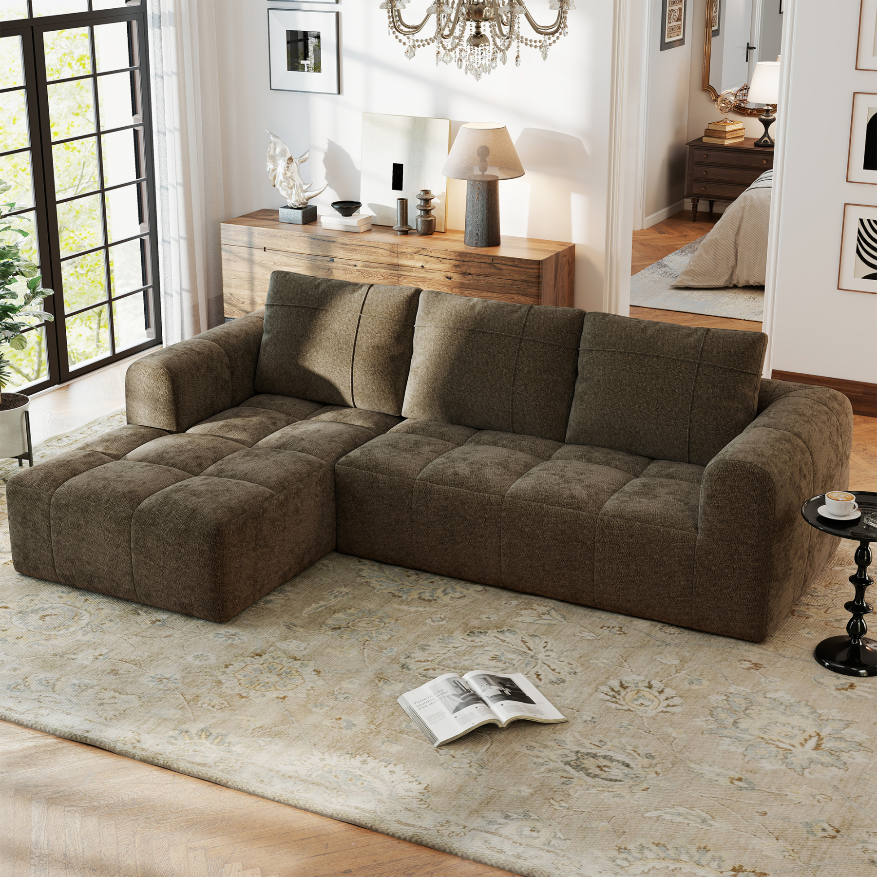 InstantCloud 109’‘ Sofa with Chaise