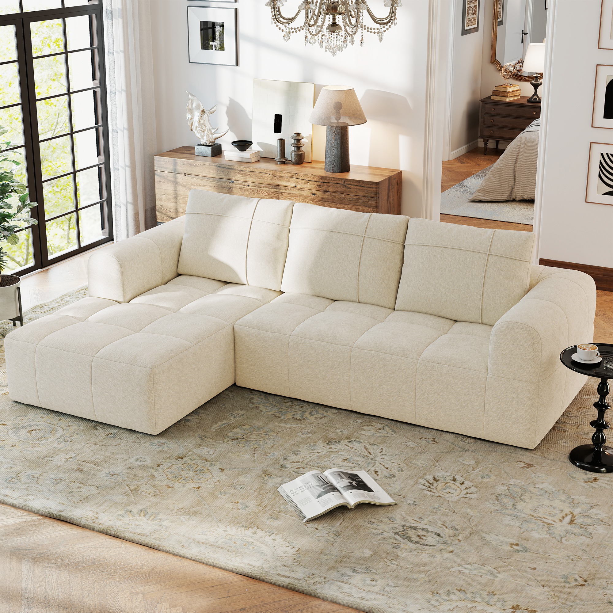 InstantCloud 109’‘ Sofa with Chaise