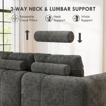 InstantCloud 109’‘ Sofa with Chaise