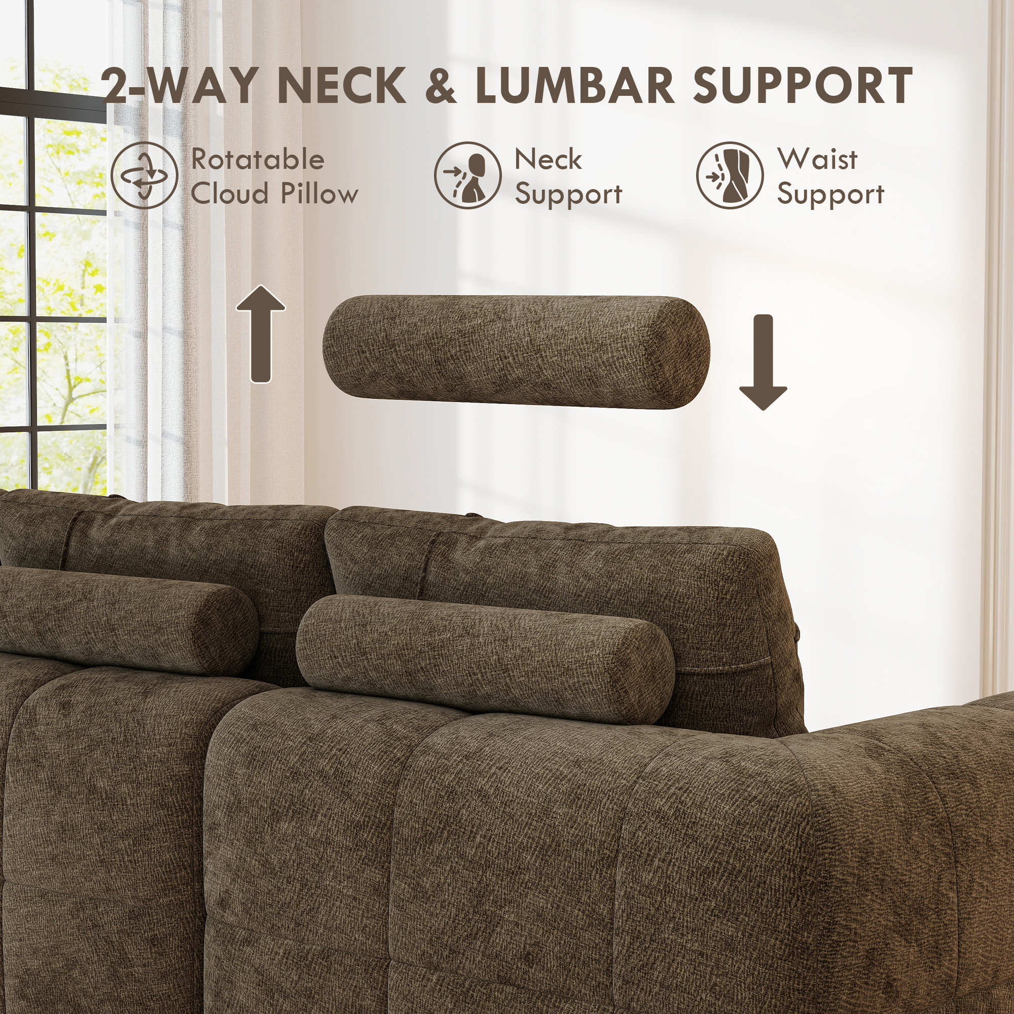 InstantCloud 109’‘ Sofa with Chaise