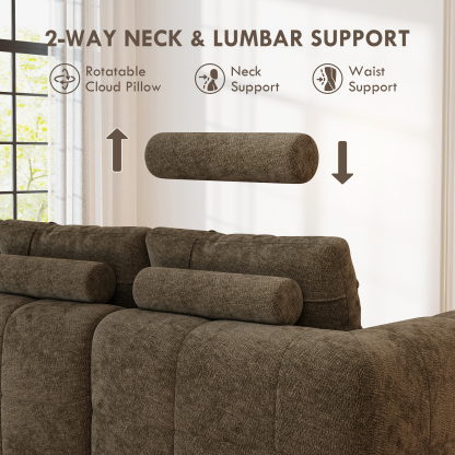 InstantCloud 109’‘ Sofa with Chaise