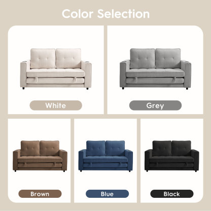 2 in 1 Convertible Sleeper Sofa Bed