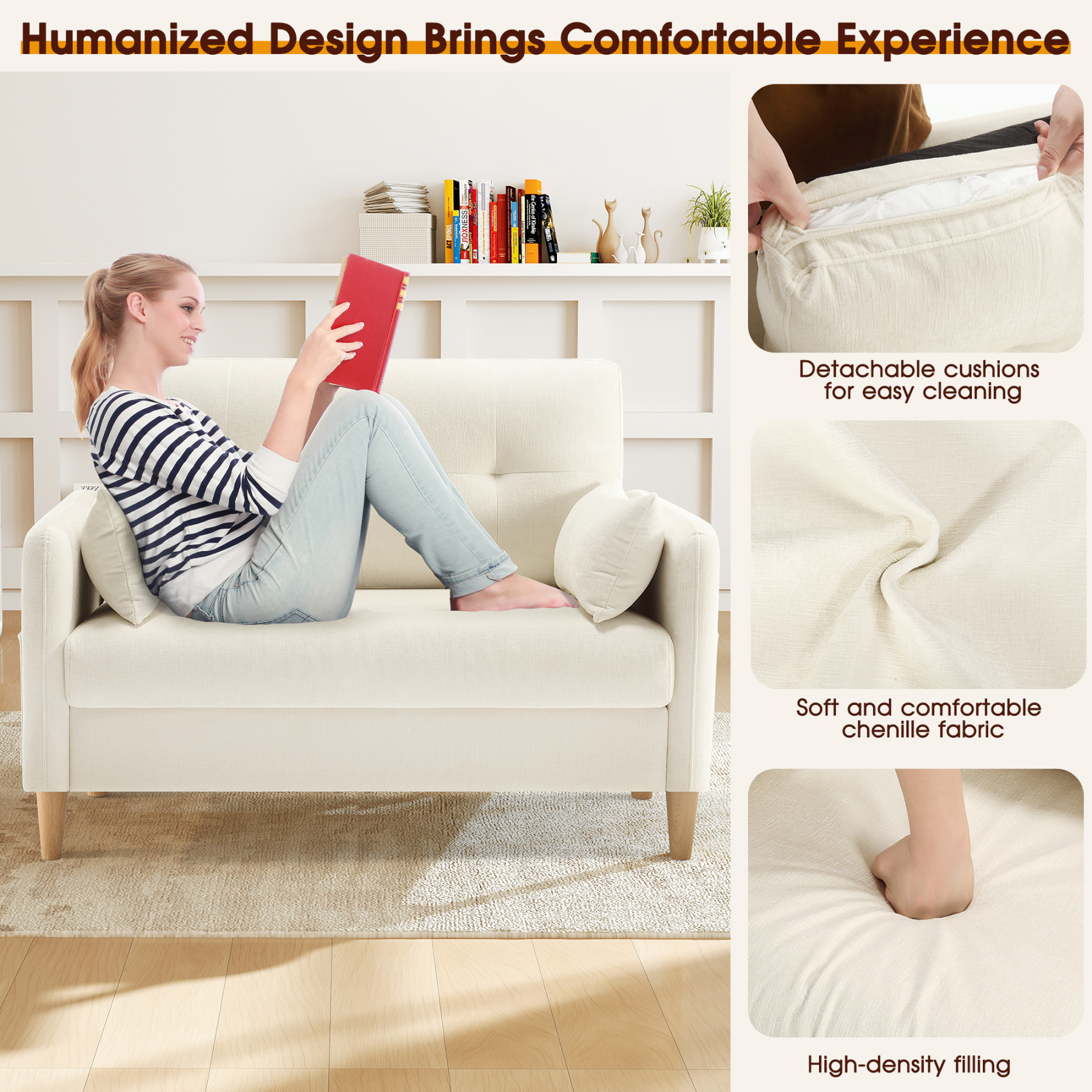 Petite 47'' Exquisite Loveseat