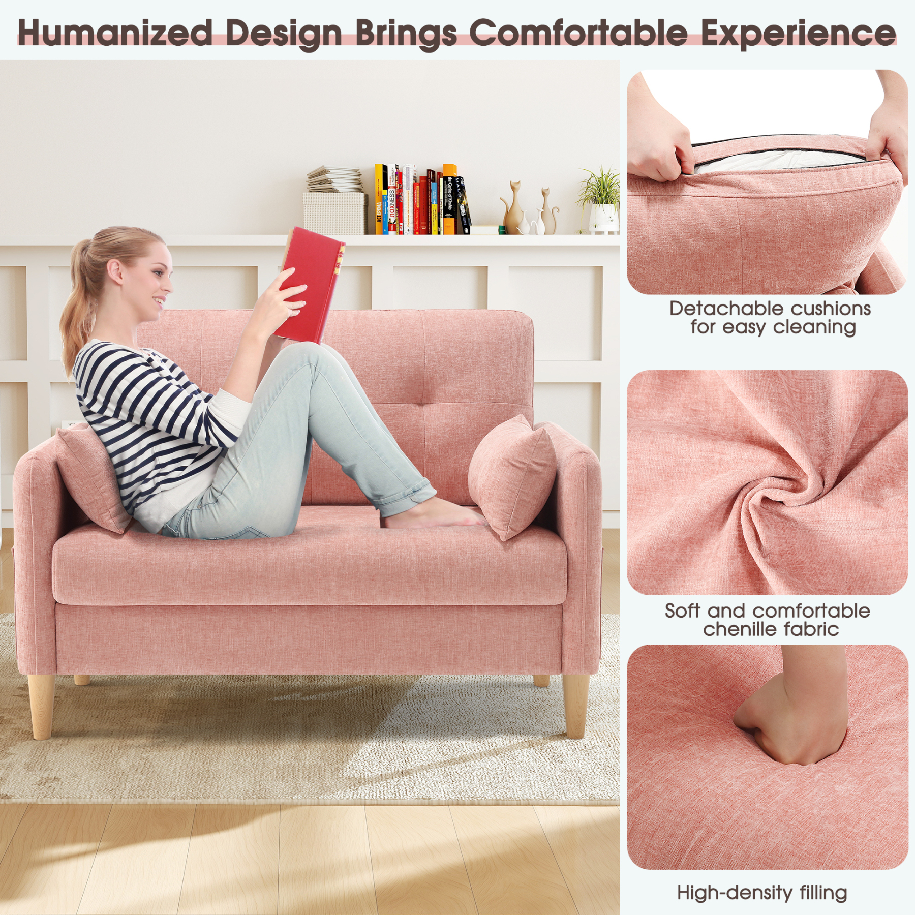 Petite 47'' Exquisite Loveseat