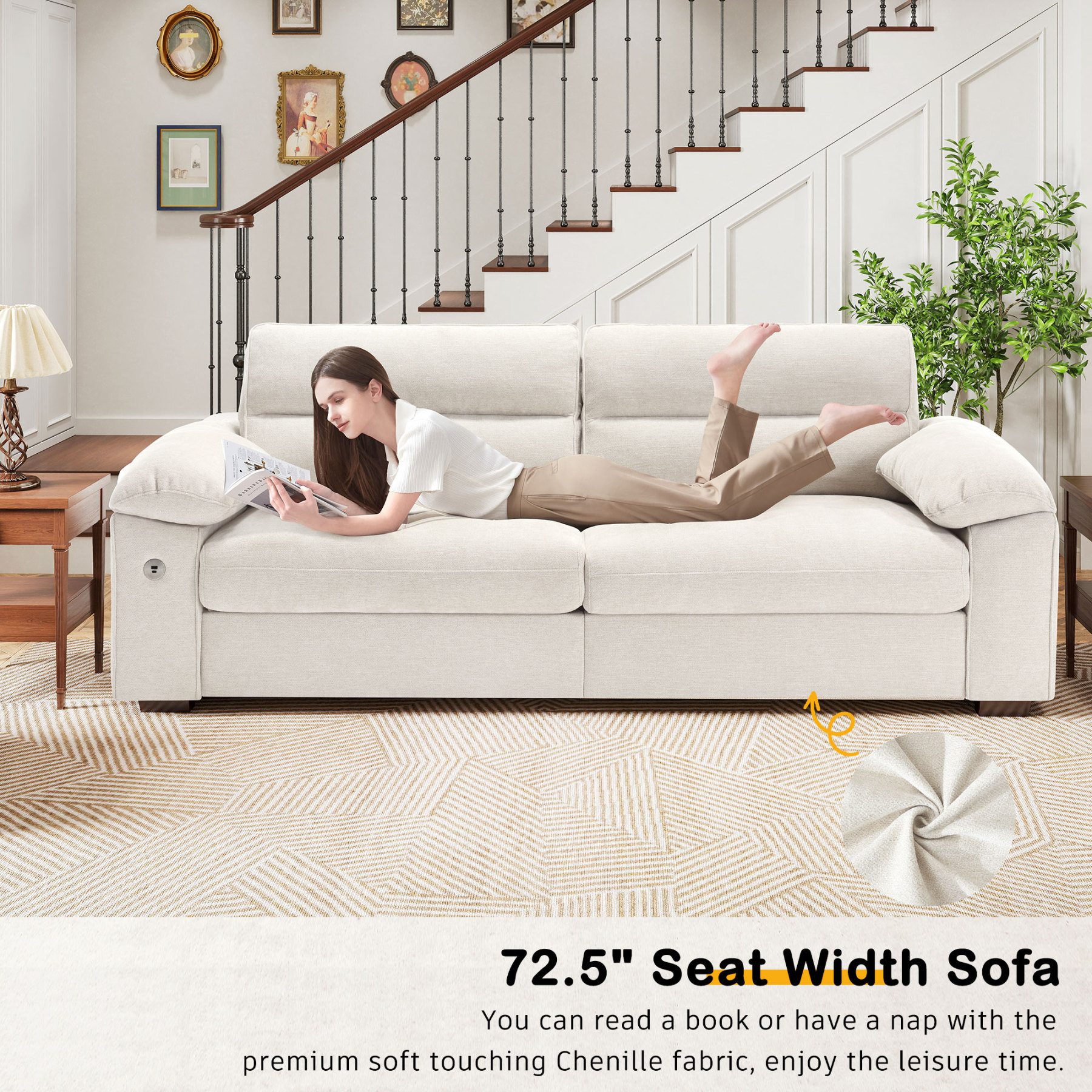 PillowArm Comfort Sleeper Sofa