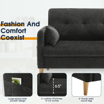 Petite 47'' Exquisite Loveseat