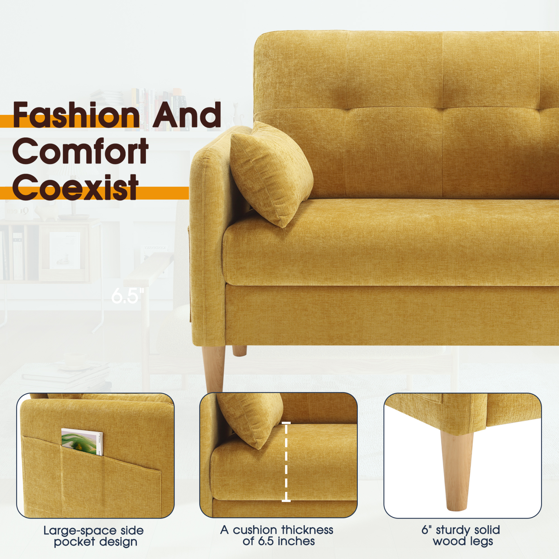 Petite 47'' Exquisite Loveseat