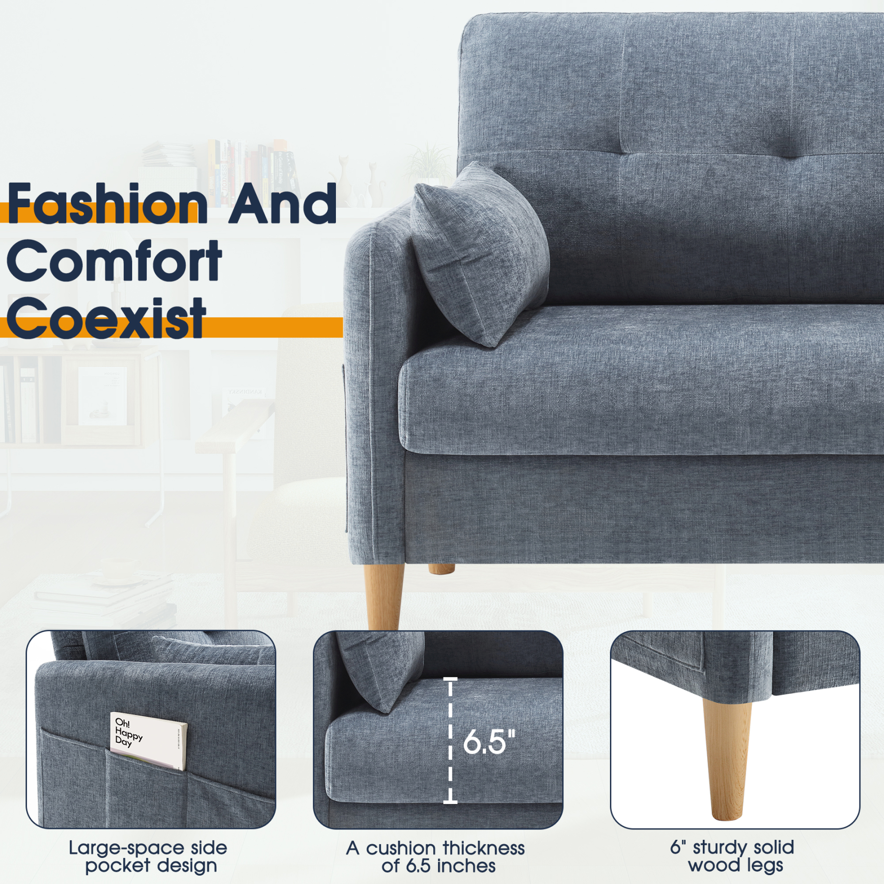 Petite 47'' Exquisite Loveseat