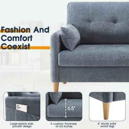 Petite 47'' Exquisite Loveseat
