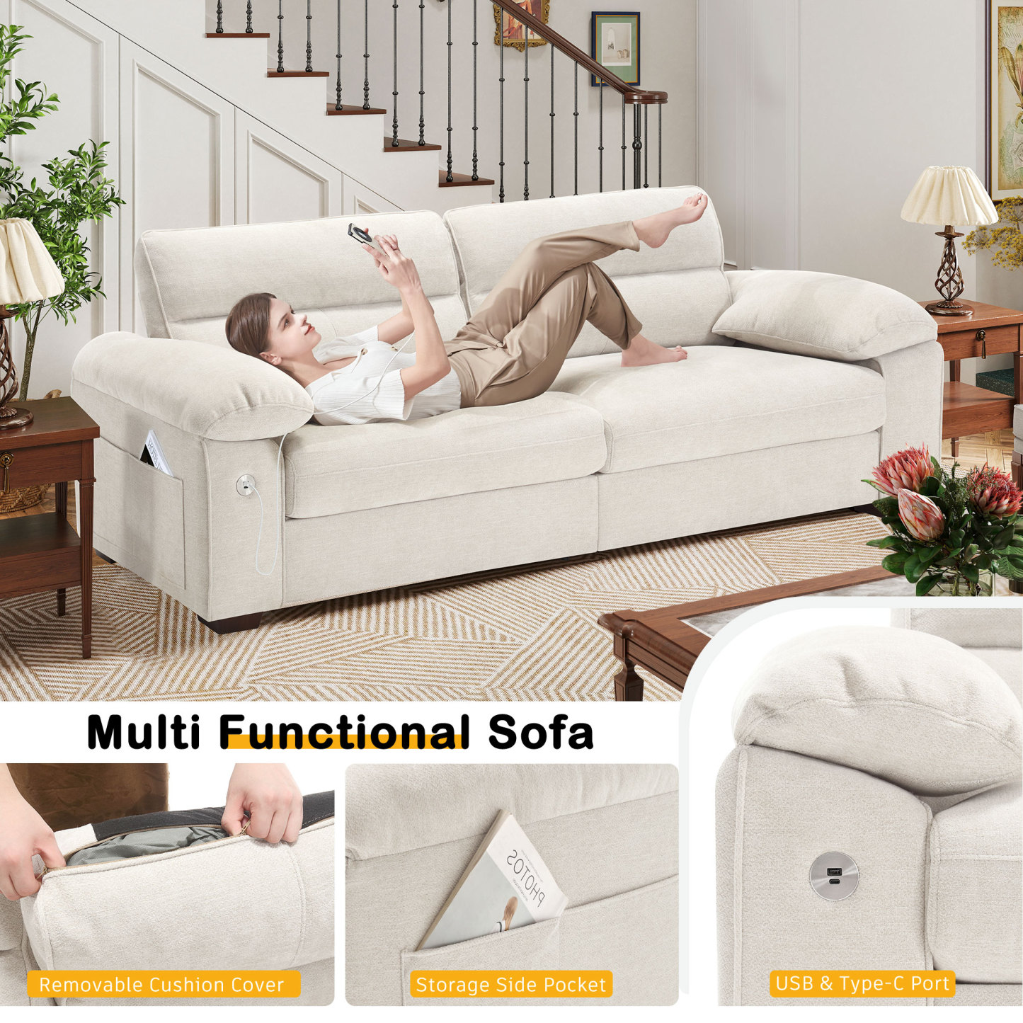 PillowArm Comfort Sleeper Sofa