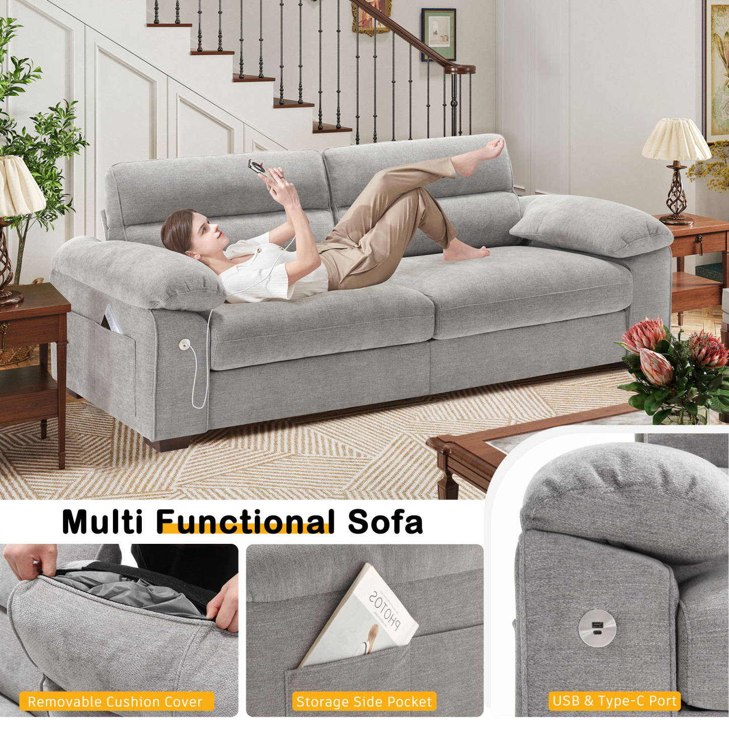 PillowArm Comfort Sleeper Sofa