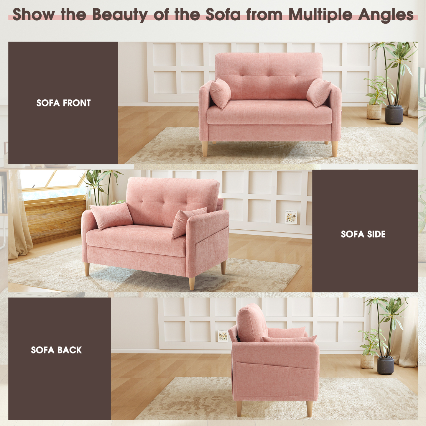 Petite 47'' Exquisite Loveseat