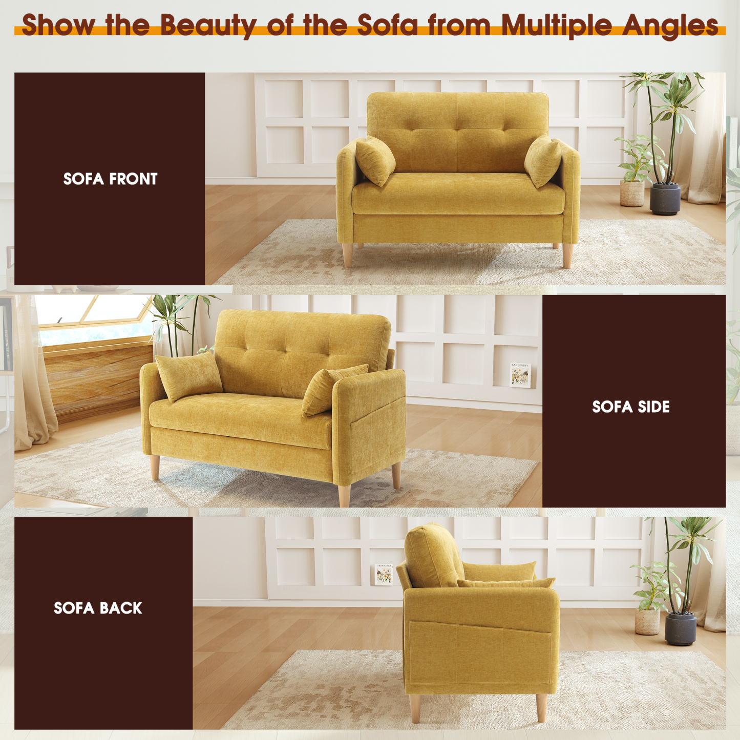 Petite 47'' Exquisite Loveseat