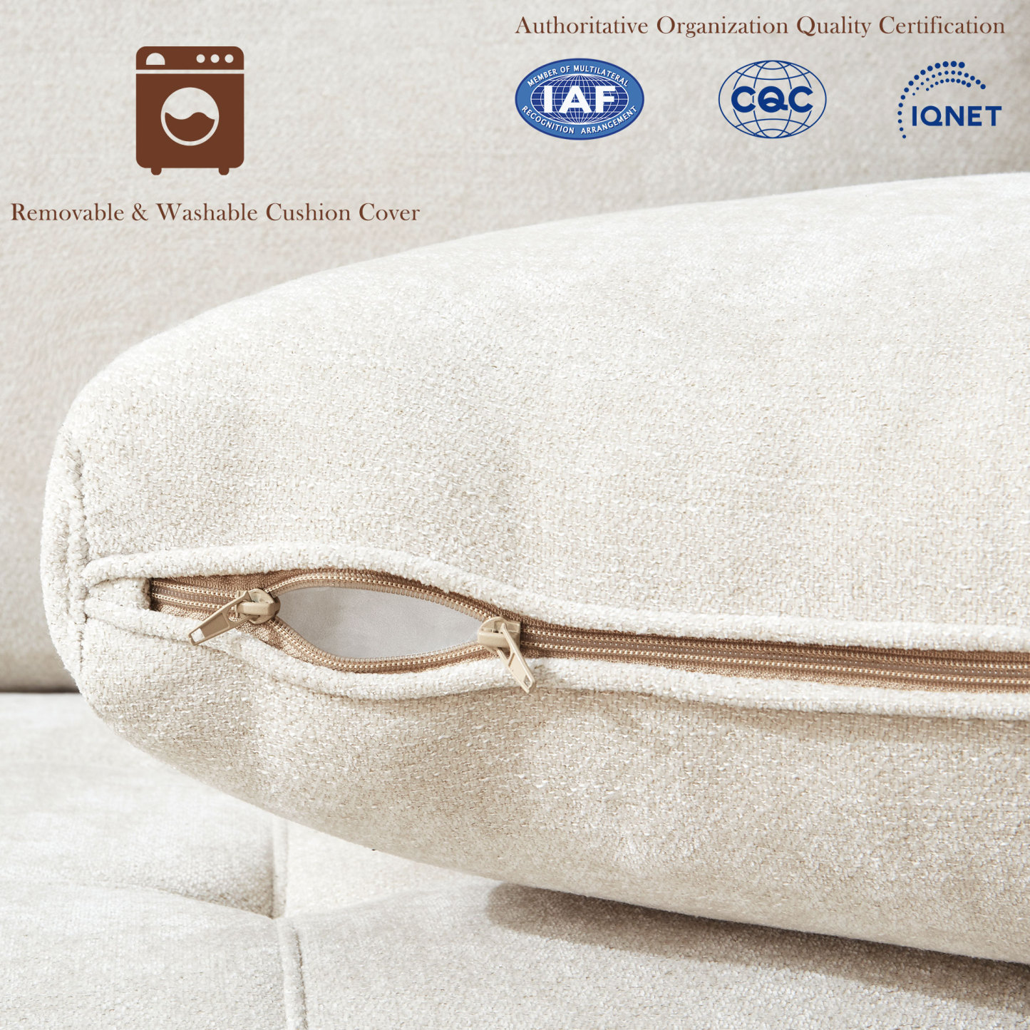 Classic 70" & 89" Modern Sofa with USB Charging