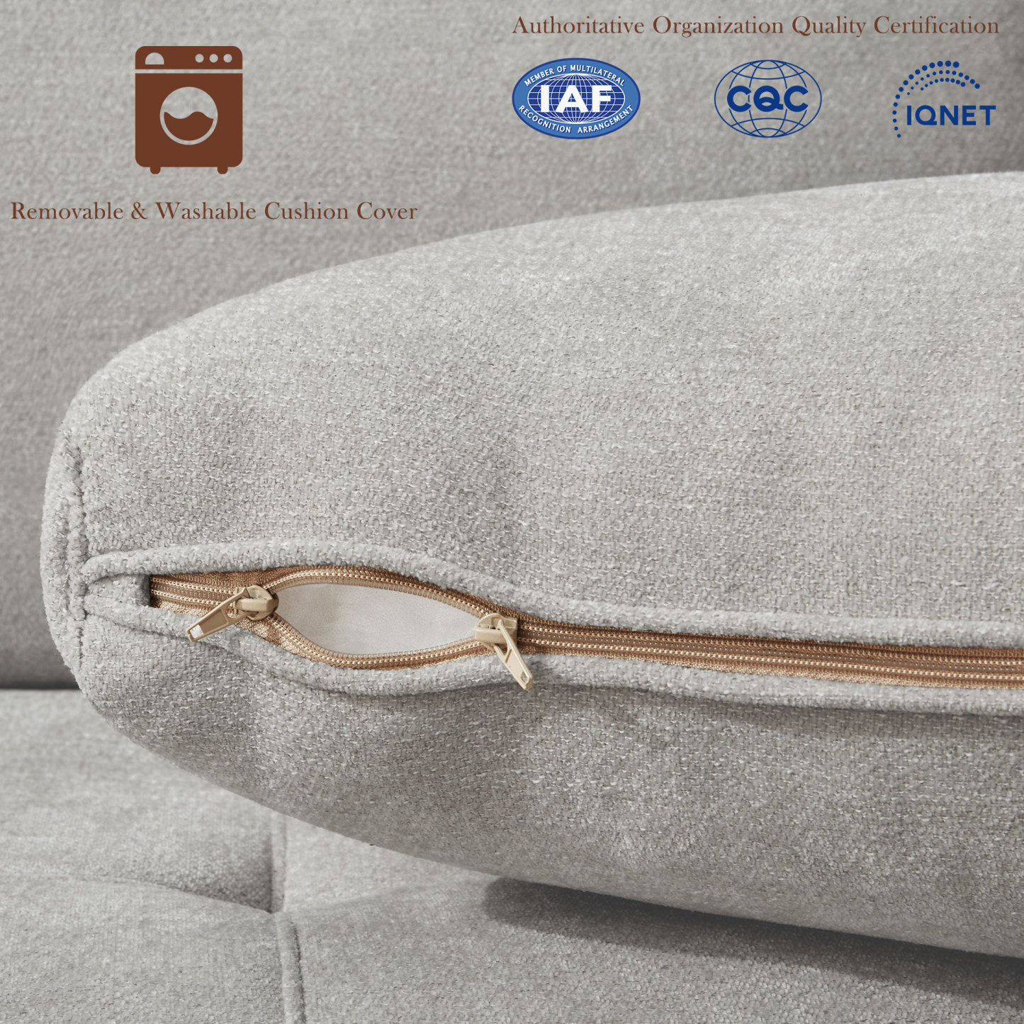 Classic 70" & 89" Modern Sofa with USB Charging