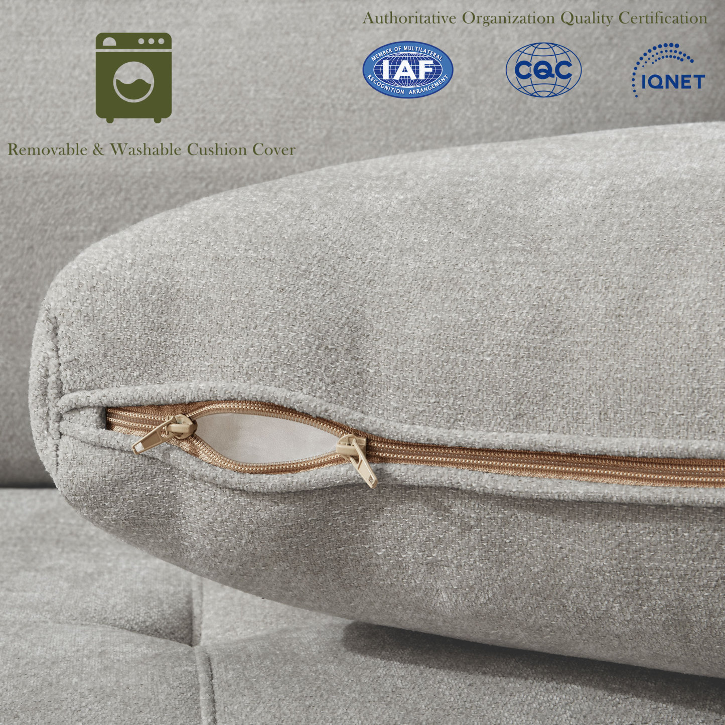 Classic 70" & 89" Modern Sofa with USB Charging
