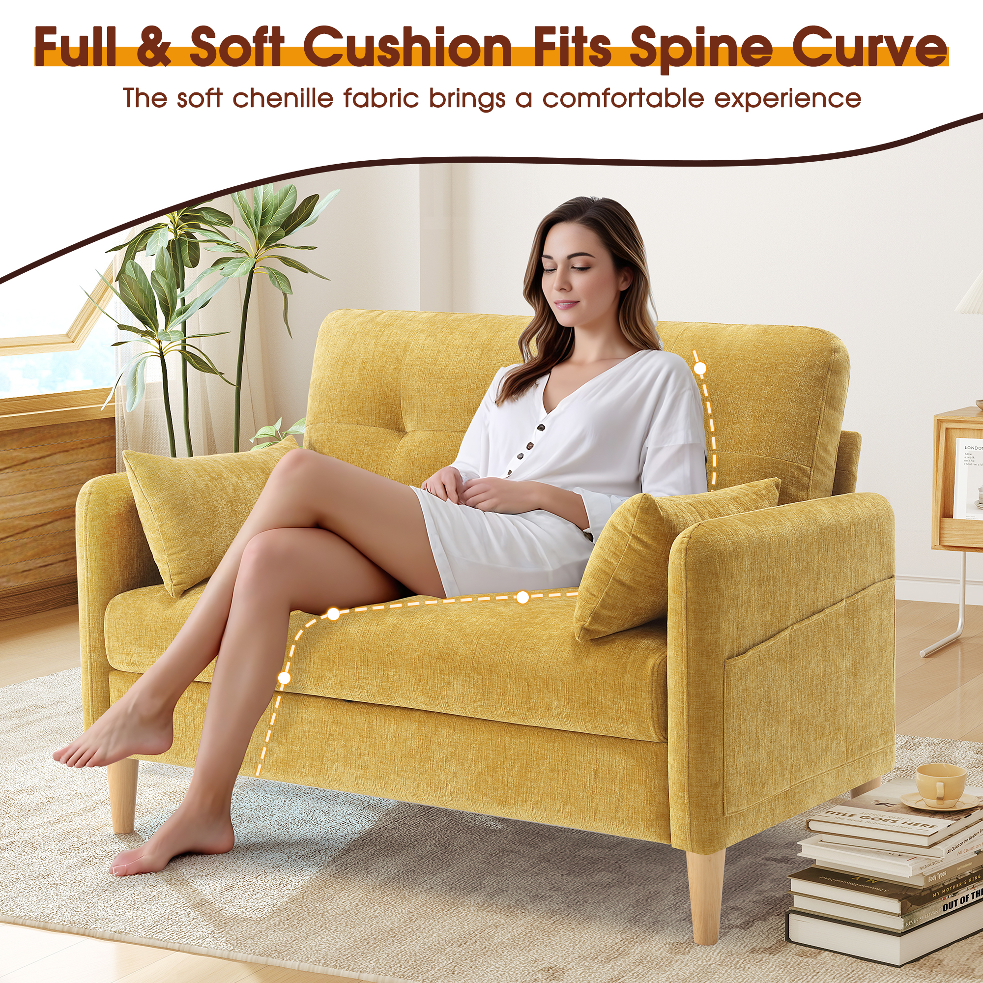 Petite 47'' Exquisite Loveseat