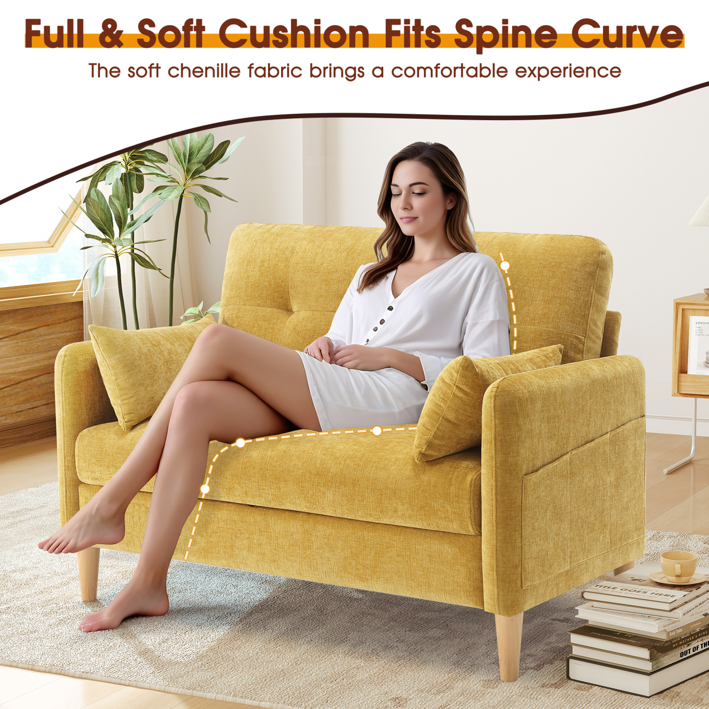 Petite 47'' Exquisite Loveseat