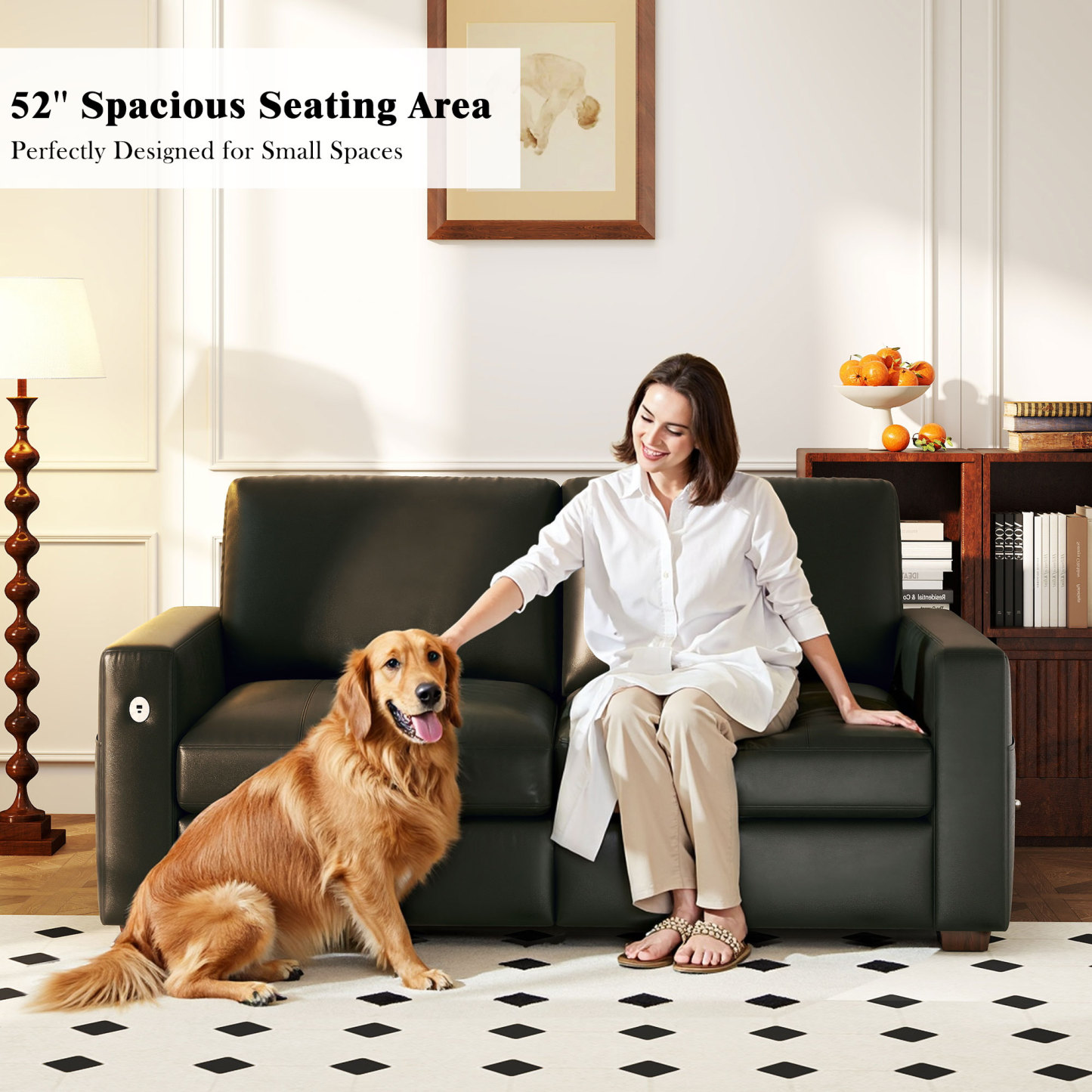 Classic 70" & 89" Modern Sofa with USB Charging