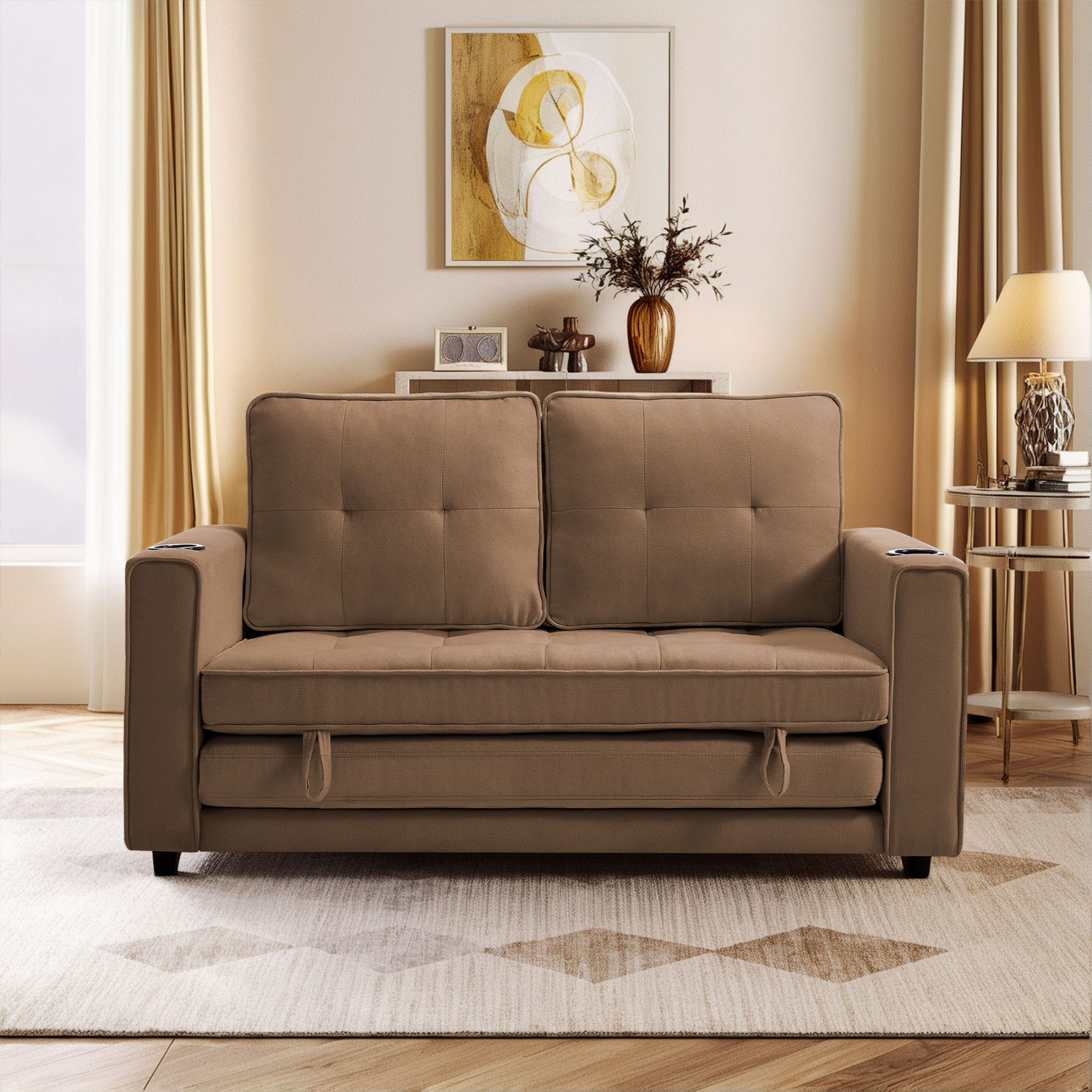 54" W 81" L Sleeper Sofa Bed