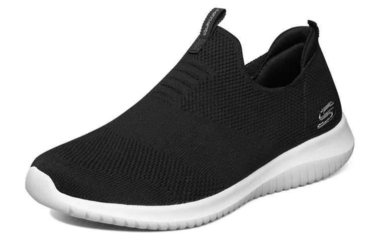 (WMNS) skecththers Ultra Flex Slip-Ons Black 12837-BKW