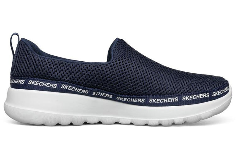 (WMNS) skecththers Go Walk Joy Low-Top Slip-on Shoes Blue/White 124096-NVW