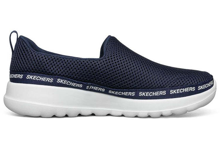 (WMNS) skecththers Go Walk Joy Low-Top Slip-on Shoes Blue/White 124096-NVW