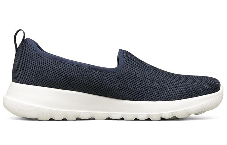 (WMNS) skecththers Go Walk Joy Slip-on Shoes Dark-Blue 'Navy Blue White' 124186-NVW