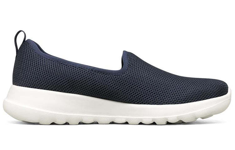 (WMNS) skecththers Go Walk Joy Slip-on Shoes Dark-Blue 'Navy Blue White' 124186-NVW